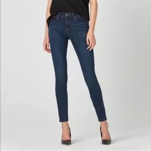 DSTLD Indigo Slim High Rise Skinny Jean Sz 26 - Picture 1 of 11